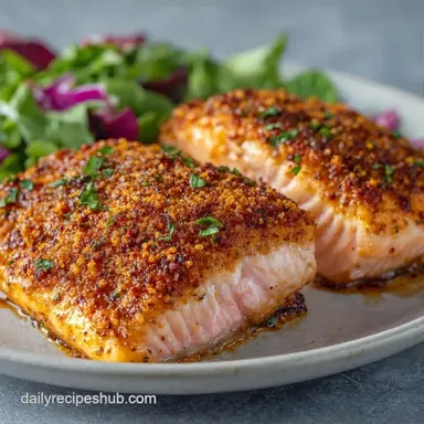 Healthy Air Fryer Salmon in 15 Minutes Recipe Card