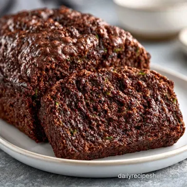Chocolate Banana Zucchini Bread: Baked