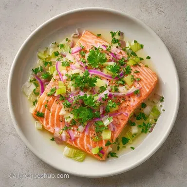 Healthy Salmon Salad Recipe in 15 Minutes Recipe Card