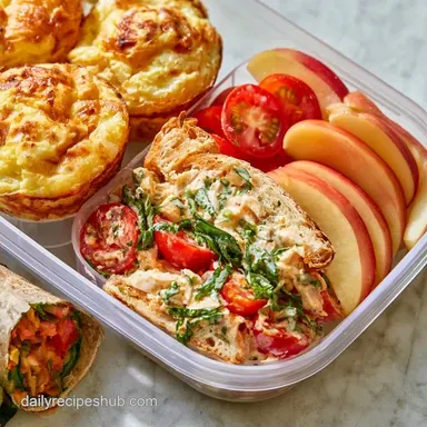 15 Healthy School Lunch Ideas: Egg Muffins & Wraps