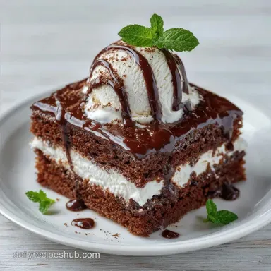 Homemade Ice Cream Cake for 12 Slices