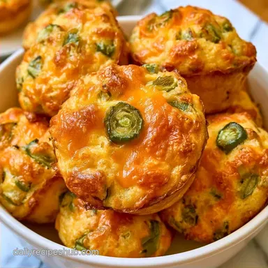 Jalapeno Cheddar Muffins in 30 Minutes
