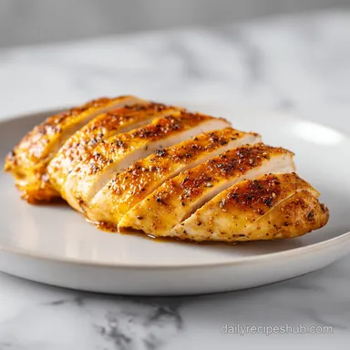 Baked Chicken Breast in 25 Minutes Recipe Card