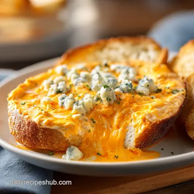 Keto Buffalo Chicken Dip for 10 Servings: Creamy and Baked