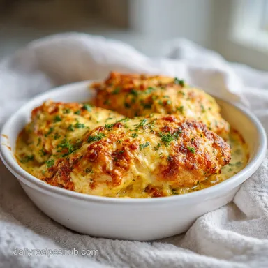 Keto Baked Cheesy Ranch Chicken Thigh Recipe with Garlic in 50 min Recipe Card