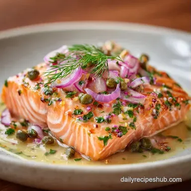 Lemon Dill Salmon Salad in 20 Minutes Recipe Card