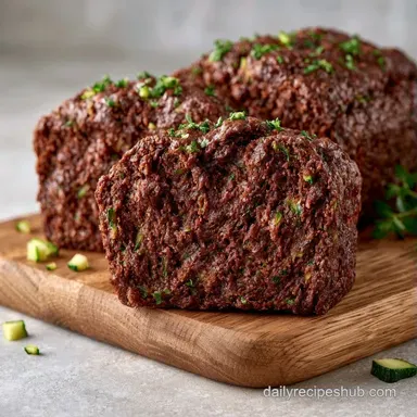 Loaf Pan Chocolate Zucchini Bread: Baked Recipe Card