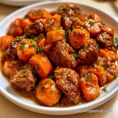 MakeAhead Moroccan Lamb Stew Meal Prep Recipe Card