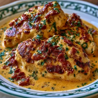 Marry Me Chicken: Creamy and Tender Recipe Card
