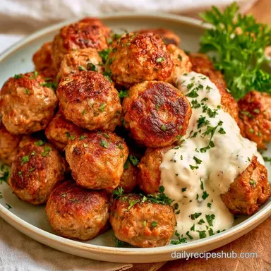 Lamb Meatballs with Greek Yogurt Recipe Card