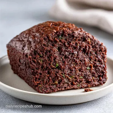 Chocolate Zucchini Bread: 10 Slices
