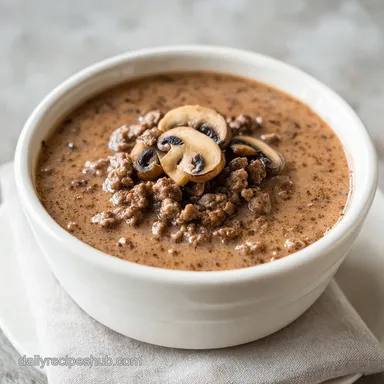 One Pot Beef Stroganoff Soup in 40 Minutes