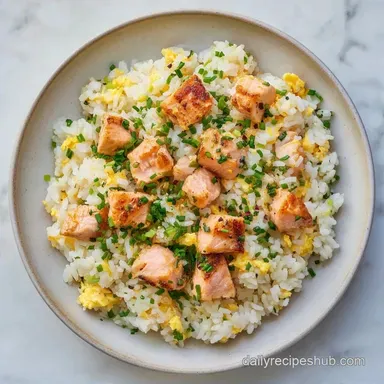 Salmon Fried Rice in 20 Minutes