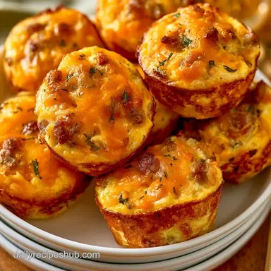 Scrambled Egg Muffins for Meal Prep Recipe Card