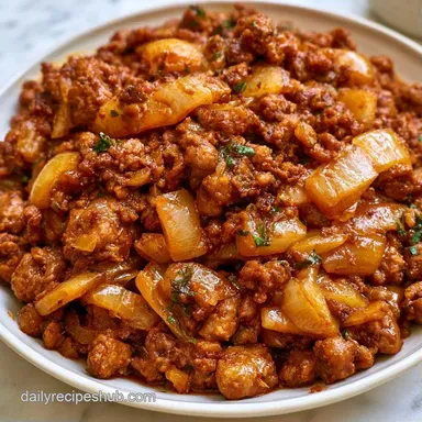 Spiced Ground Lamb in 25 Minutes Recipe Card