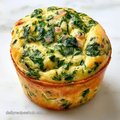 Spinach Egg White Muffins for Meal Prep