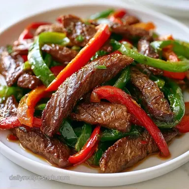 Steak and Pepper Stir Fry in 25 Minutes