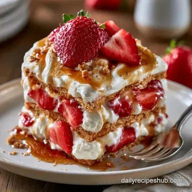 No-Bake Strawberry Icebox Cake
