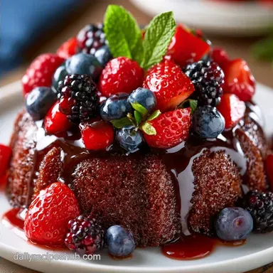 Summer Fruit Sangria Cake for 12