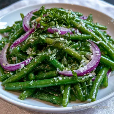 Summer Green Bean Salad Recipe in 13 Min Recipe Card