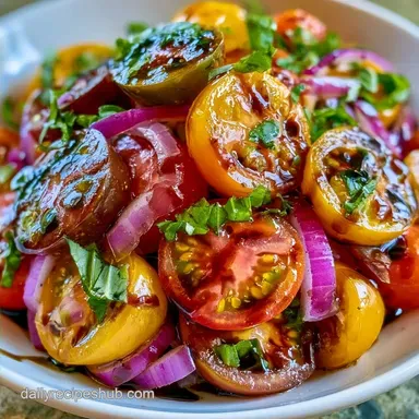 Summer Tomato Salad in 15 Minutes