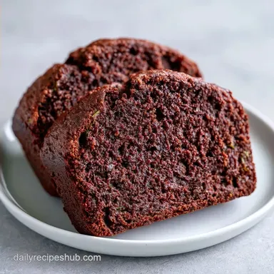 Tender Chocolate Zucchini Bread: Moist