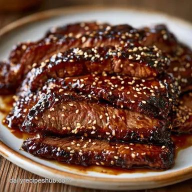 Teriyaki Flank Steak for 6 Servings
