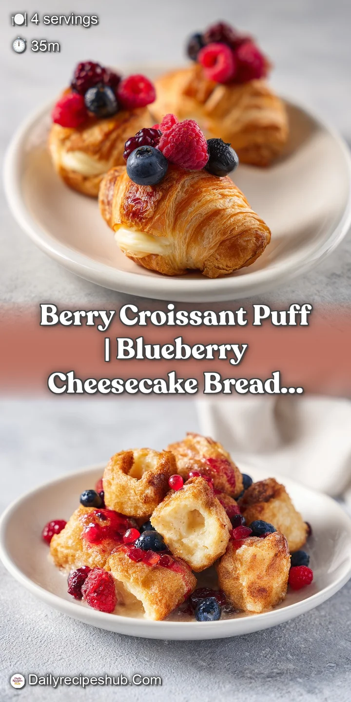 Close-up of golden, crisp pastry layers with warm, melted purple berry jam oozing from the flaky center.