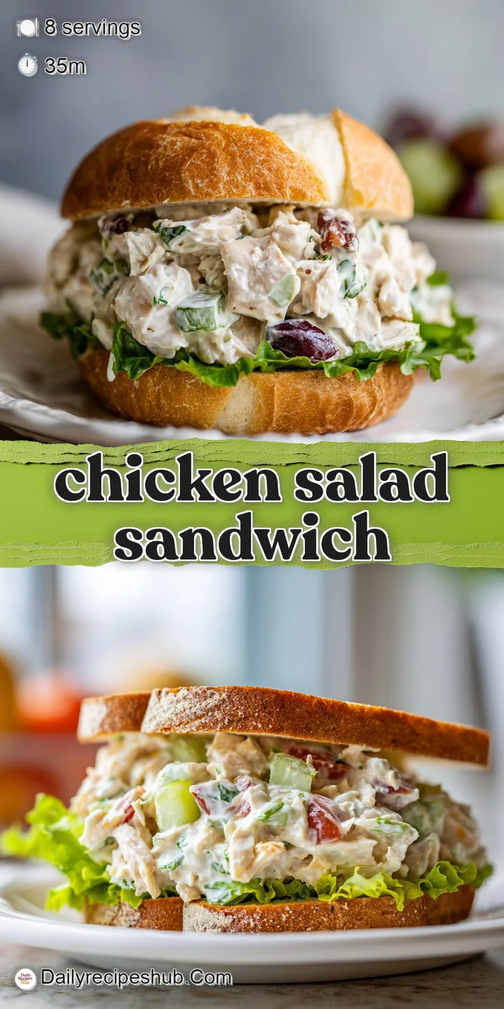 chicken salad sandwich - appetizing dish ready to serve