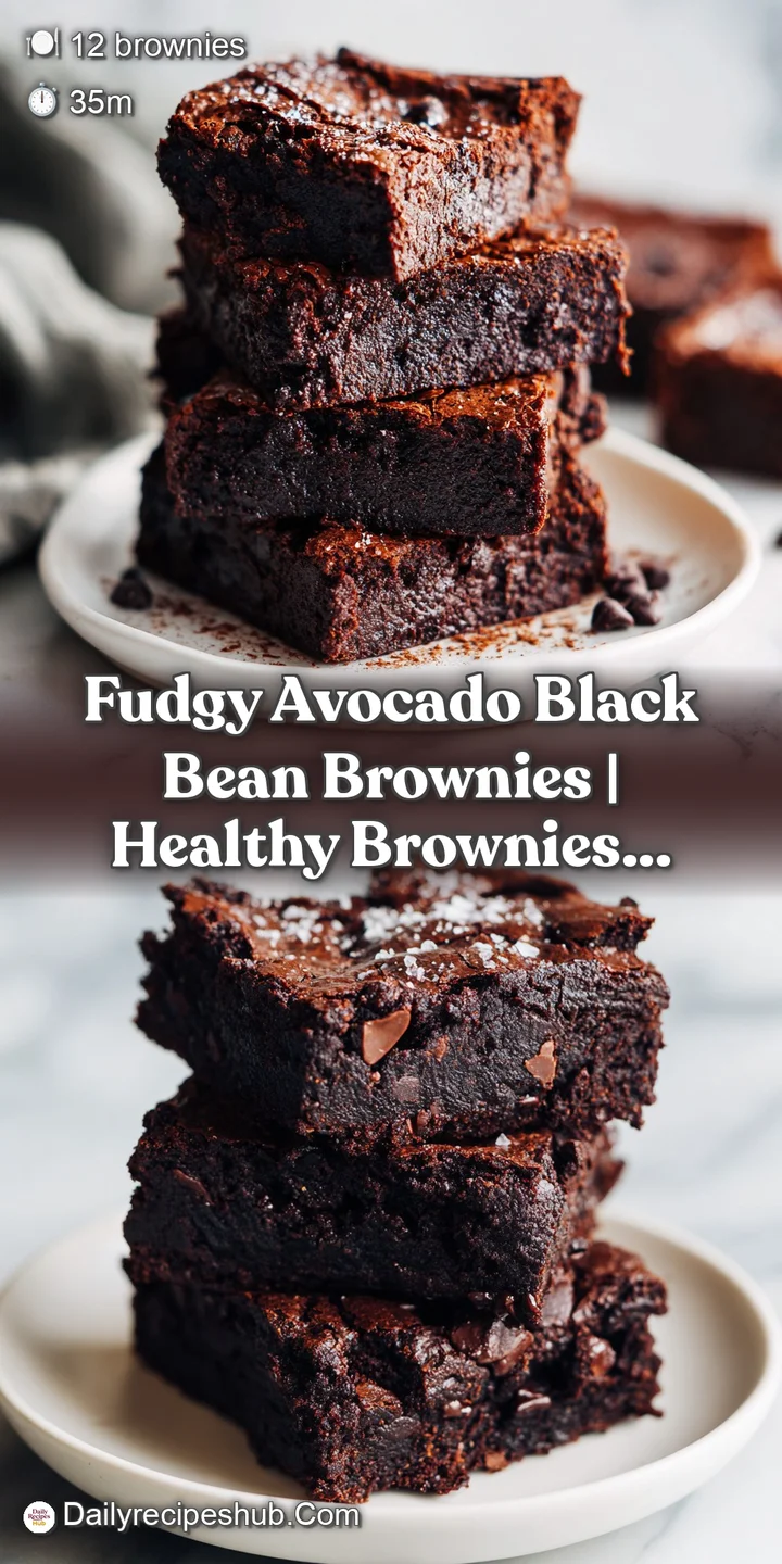 Close-up of a moist chocolate brownie, showing a dense crumb and hints of avocado's green