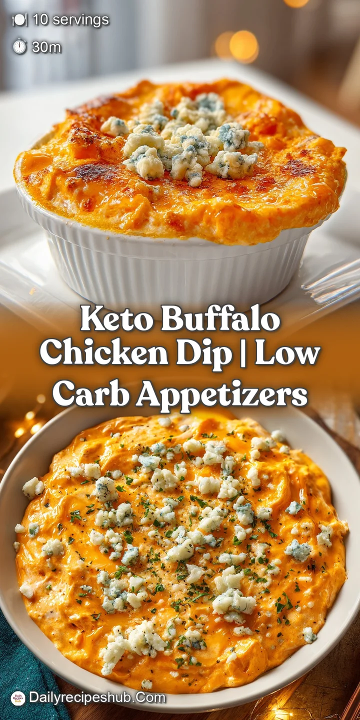 Close-up of a crisp celery stick scooping thick, creamy orange cheese dip with melted shreds of tender chicken