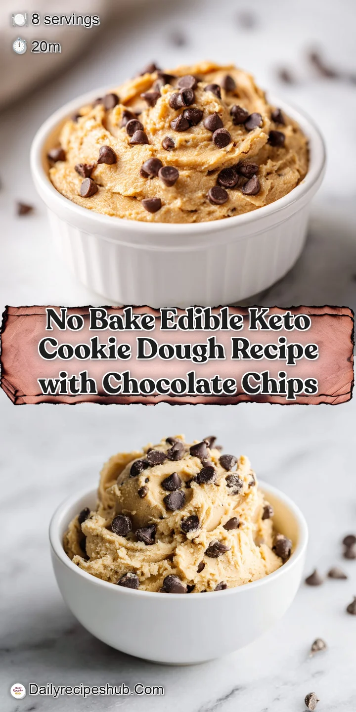 A close-up reveals the creamy texture of blond cookie dough flecked with glistening chocolate chips.