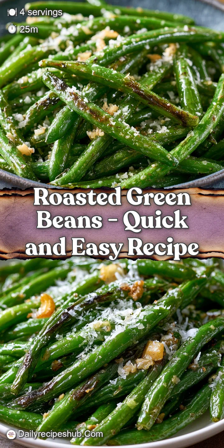 Macro view of blistered green beans with golden brown edges and coarse sea salt crystals catching the light.