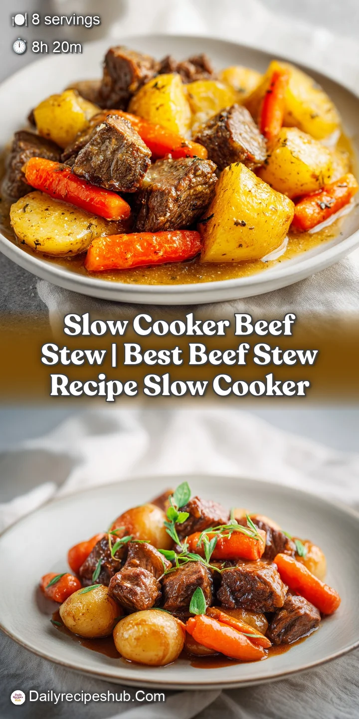 Close-up view of tender beef pieces and colorful vegetables in a thick, aromatic stew, inviting warmth and flavor.