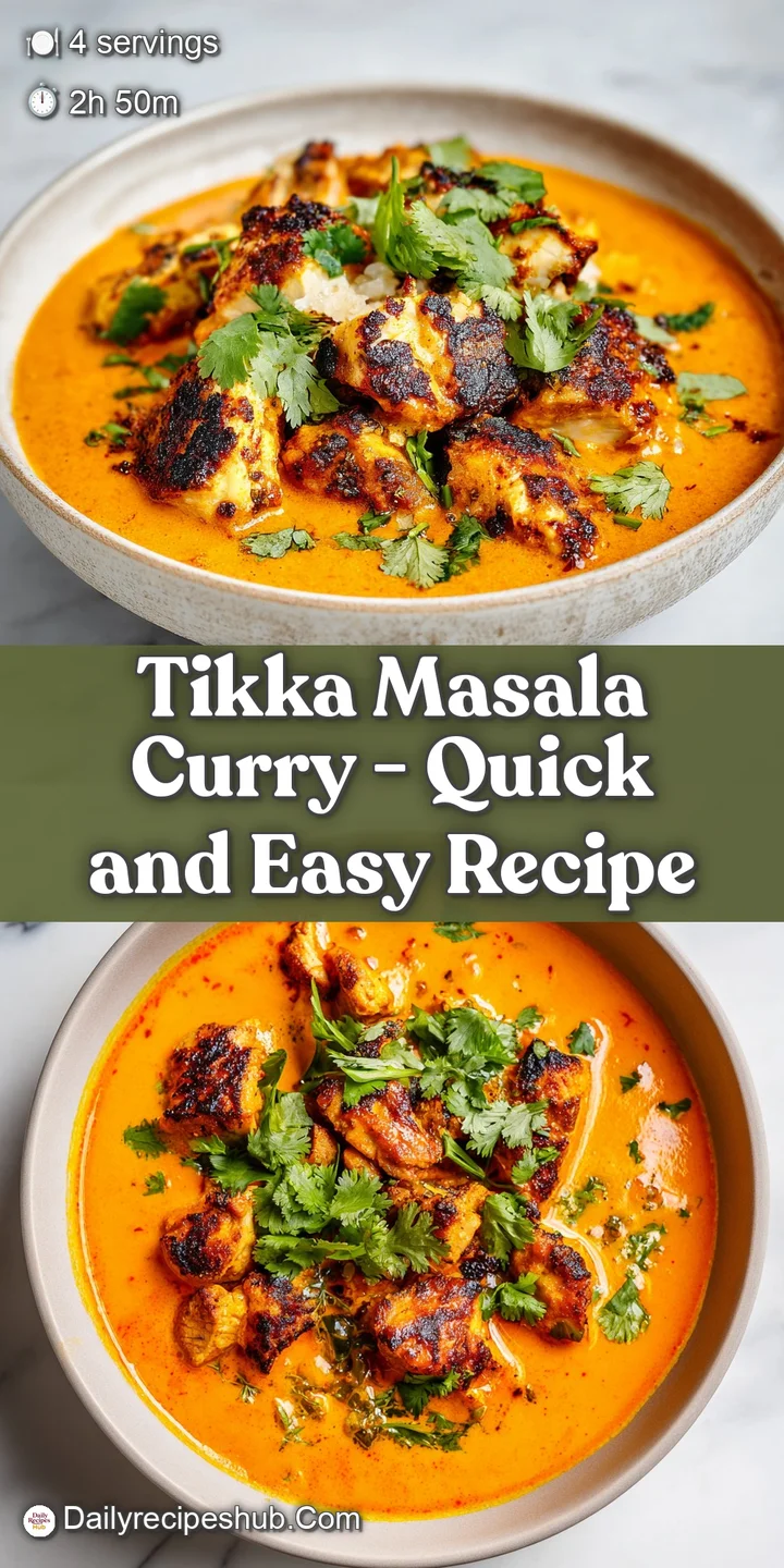 Close-up of tender, charred chicken in a thick, velvety orange sauce garnished with bright green cilantro.