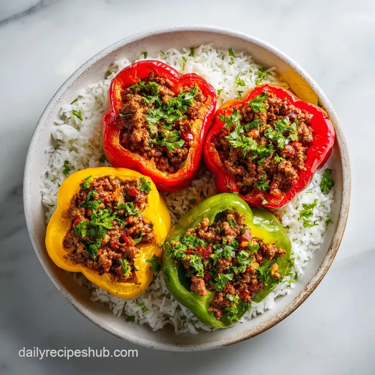 Stuffed Bell Peppers: Savory and Tender