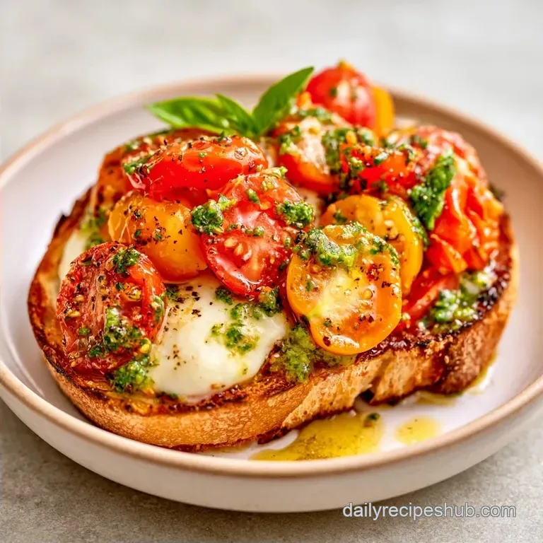Caprese Sandwich with Basil Pesto
