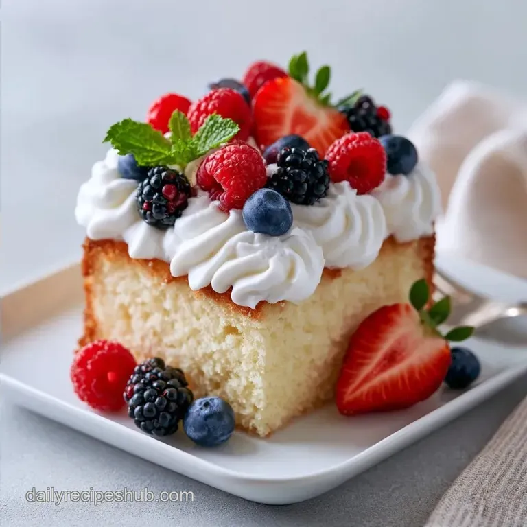 Berry Chantilly Fruit Cake: Mascarpone Cream