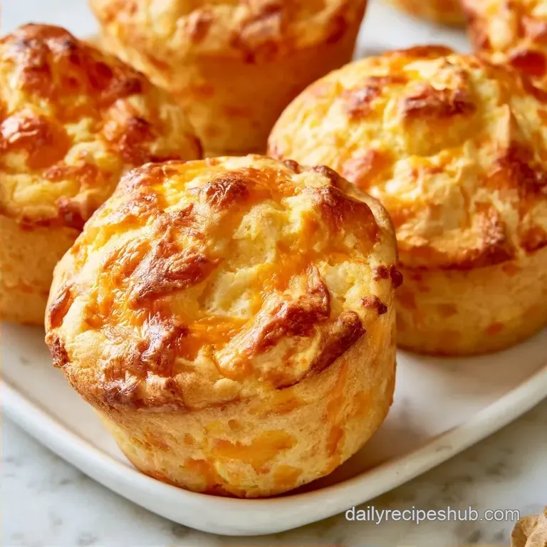 Fluffy Cheddar Cheese Muffins