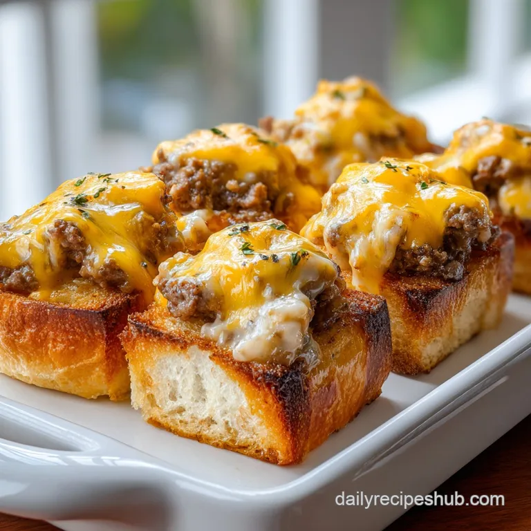 A row of mini sandwiches with dripping melted cheese, crisp green lettuce, and red tomato slices on white ceramic.