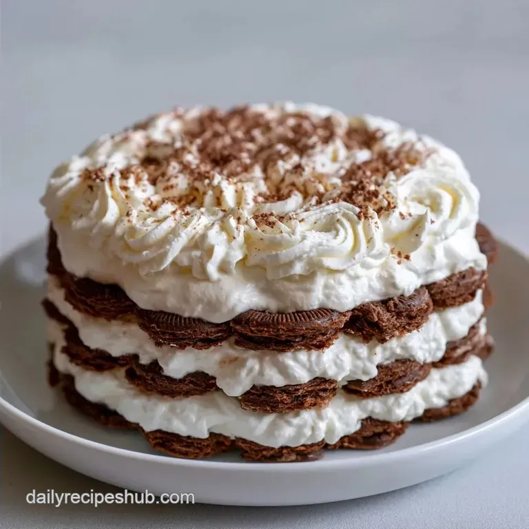 No-Bake Classic Chocolate Icebox Cake