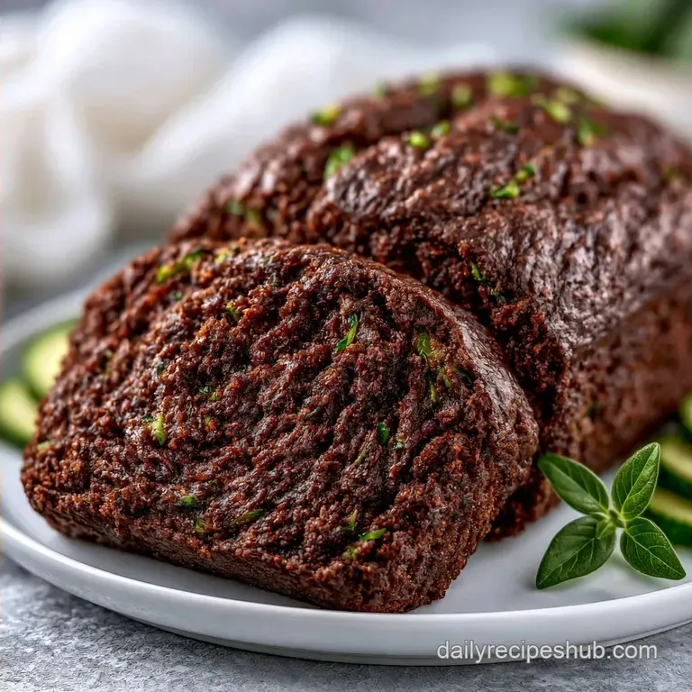 Tender Classic Chocolate Zucchini Bread