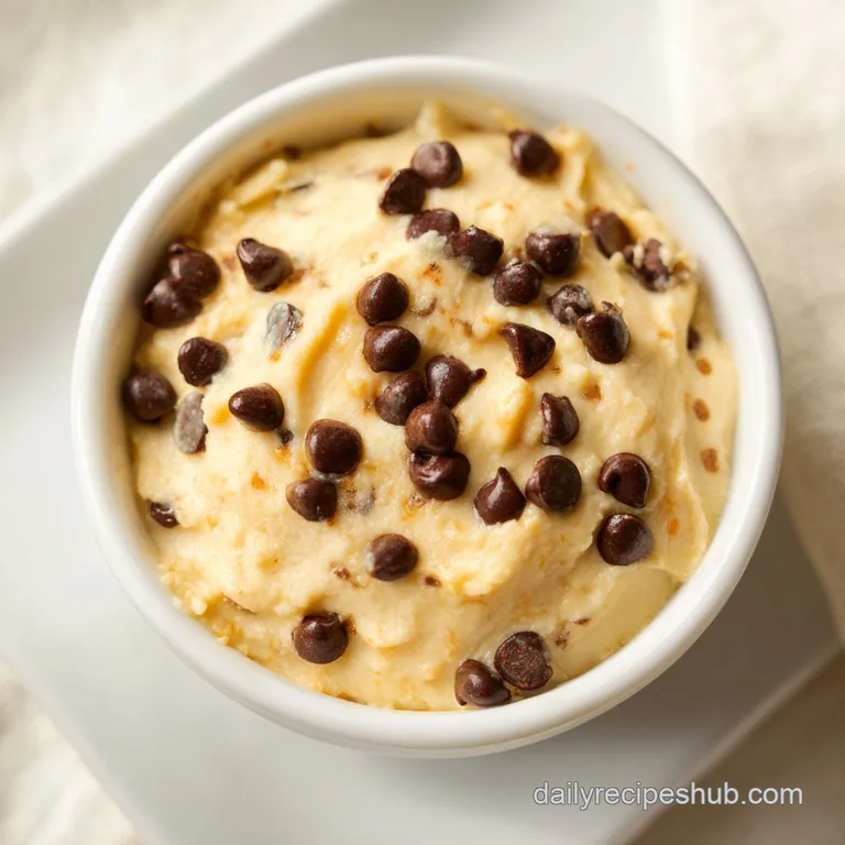 Chocolate Chip Cookie Dough Dip: Velvety and Rich