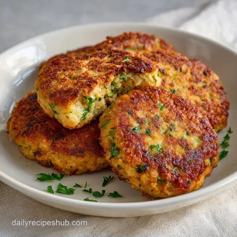 Canned Salmon Patties: Crispy and Savory