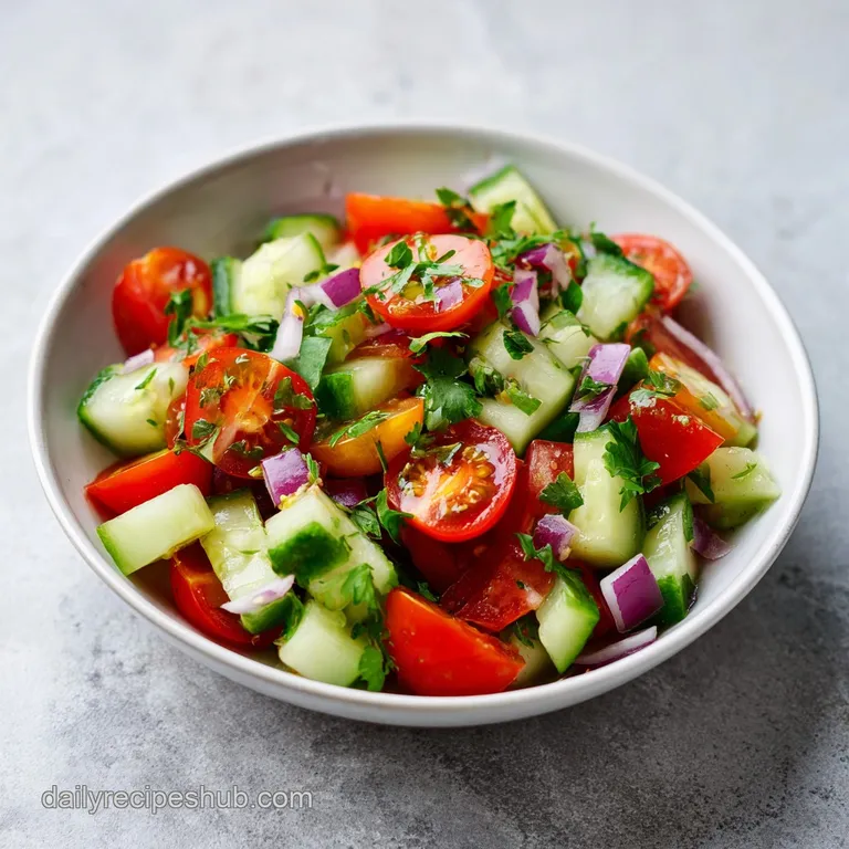 Cucumber Tomato Salad: Fresh and Crisp