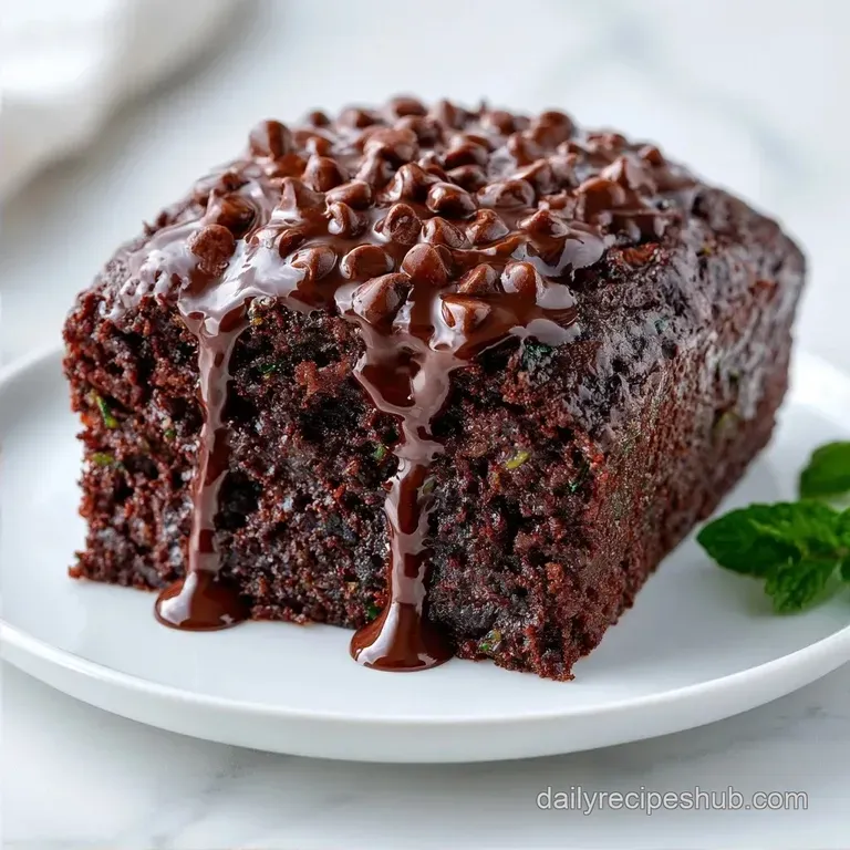 Double Chocolate Zucchini Bread with Greek Yogurt
