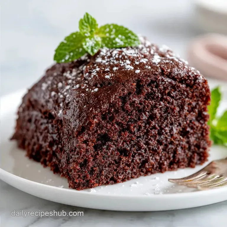 Fudgy Easy Chocolate Zucchini Cake