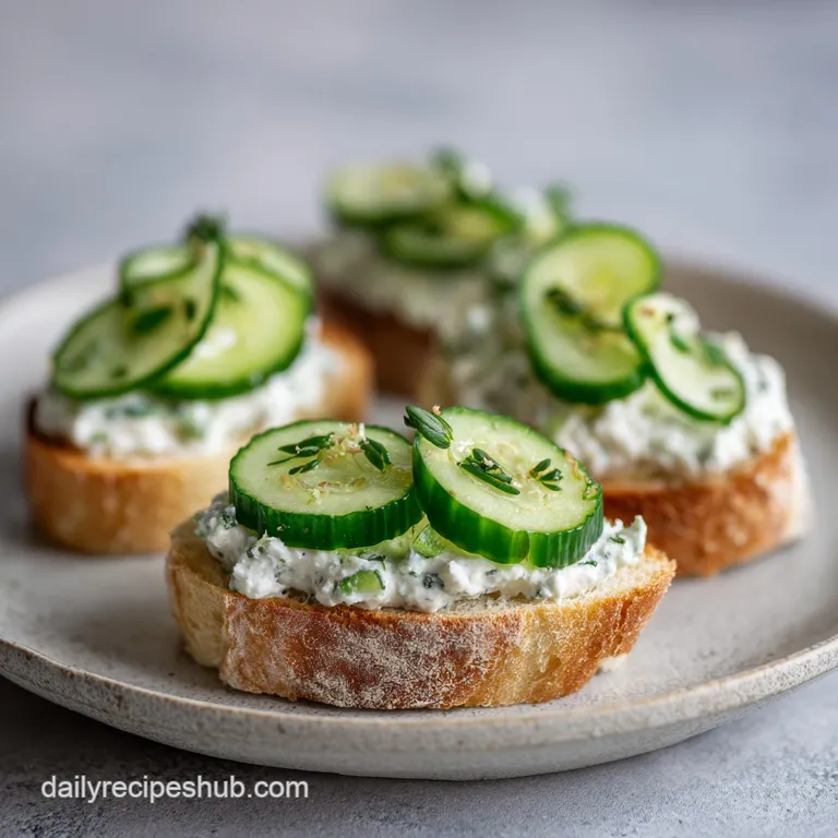 Cucumber Sandwiches: Authentic English Style