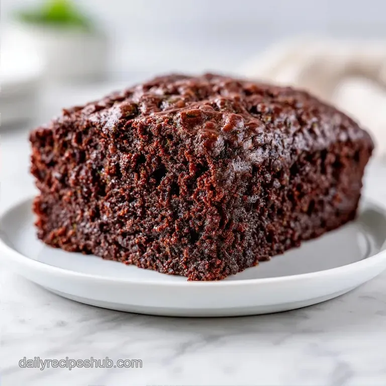 Extra Moist Chocolate Zucchini Bread with Cocoa Powder