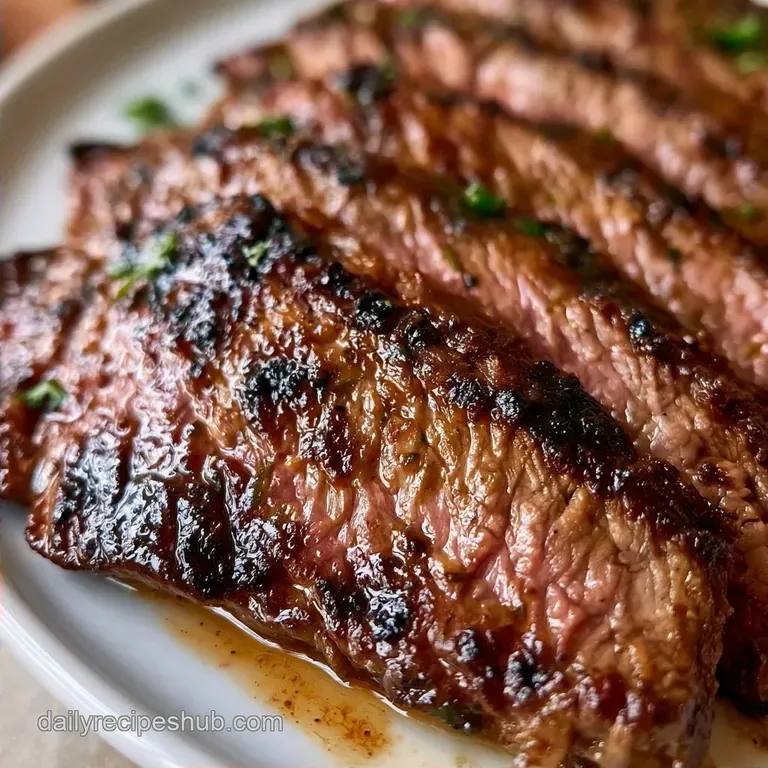Grilled Flank Steak with Soy and Lime